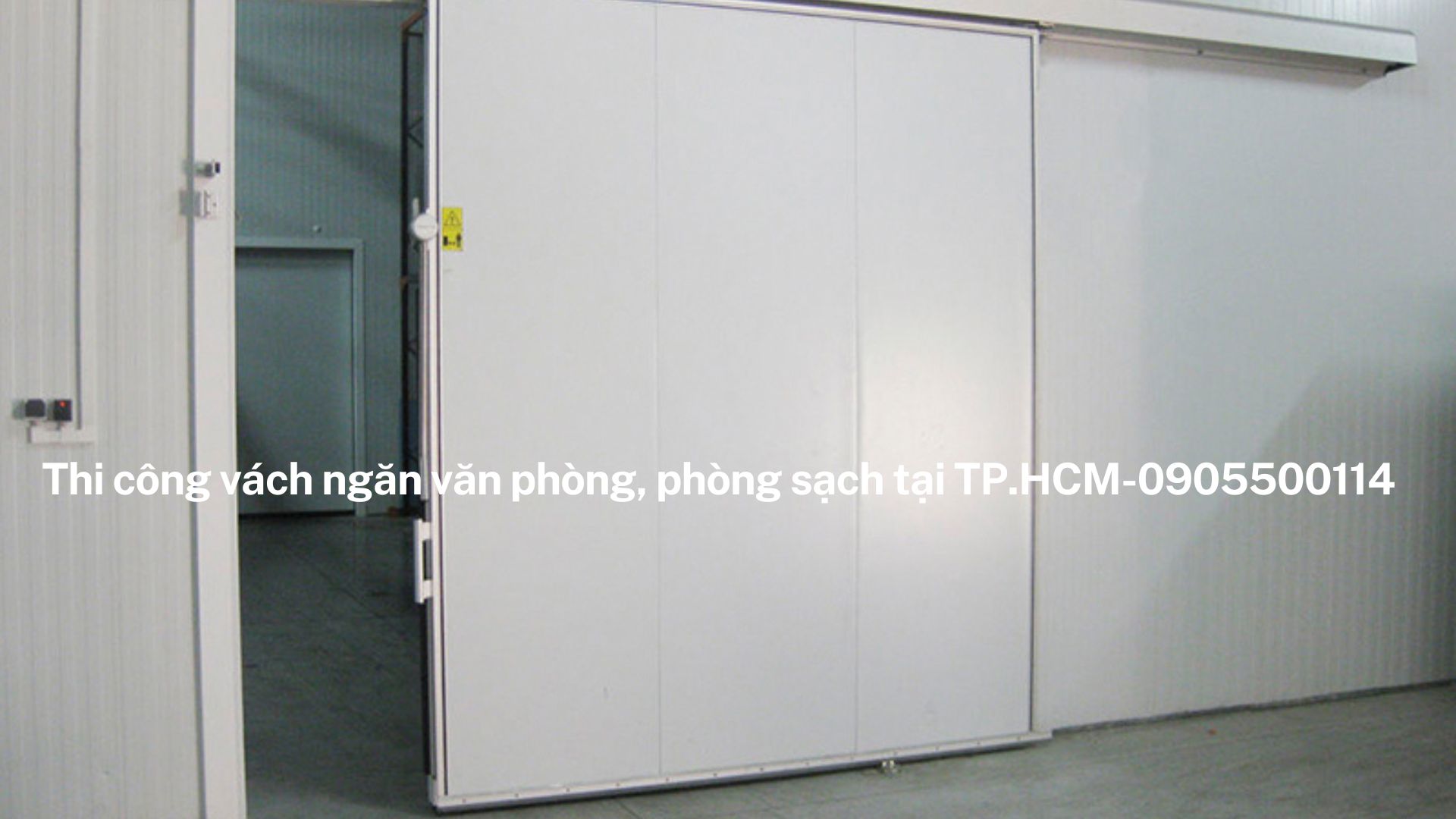 Thi công vách ngăn văn phòng, phòng sạch tại TP.HCM