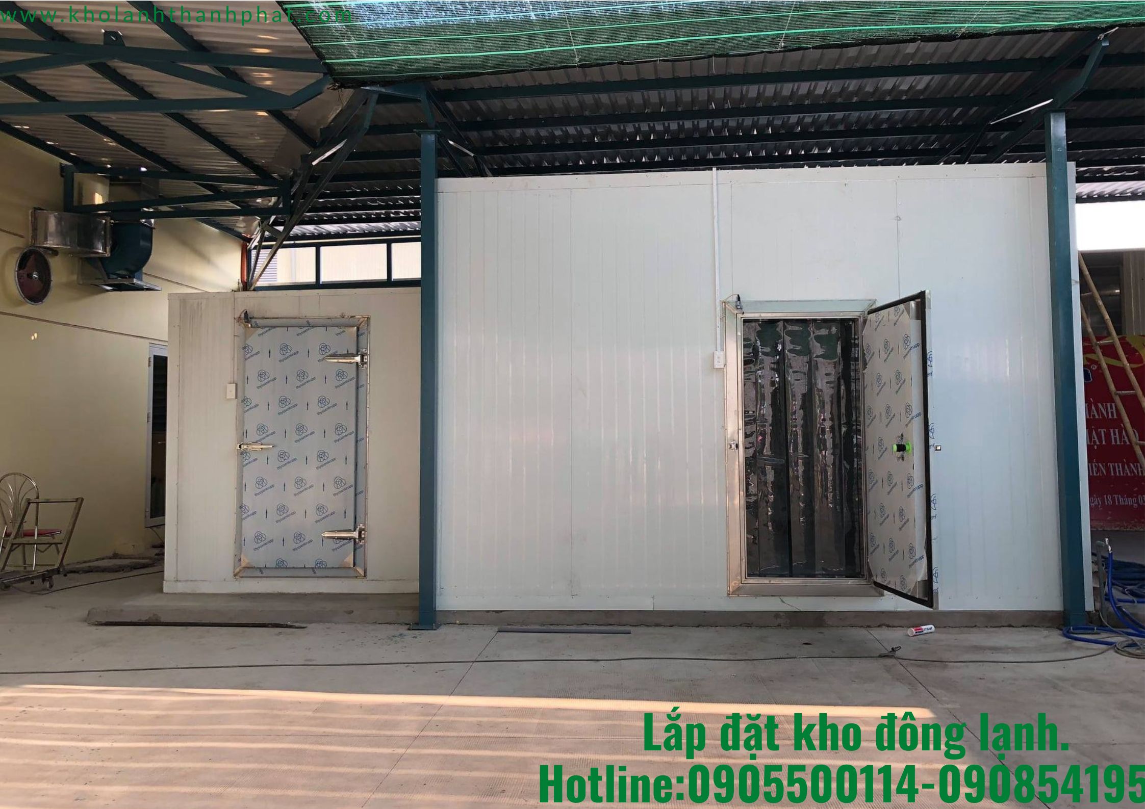 Lắp đặt kho lạnh cấp đông