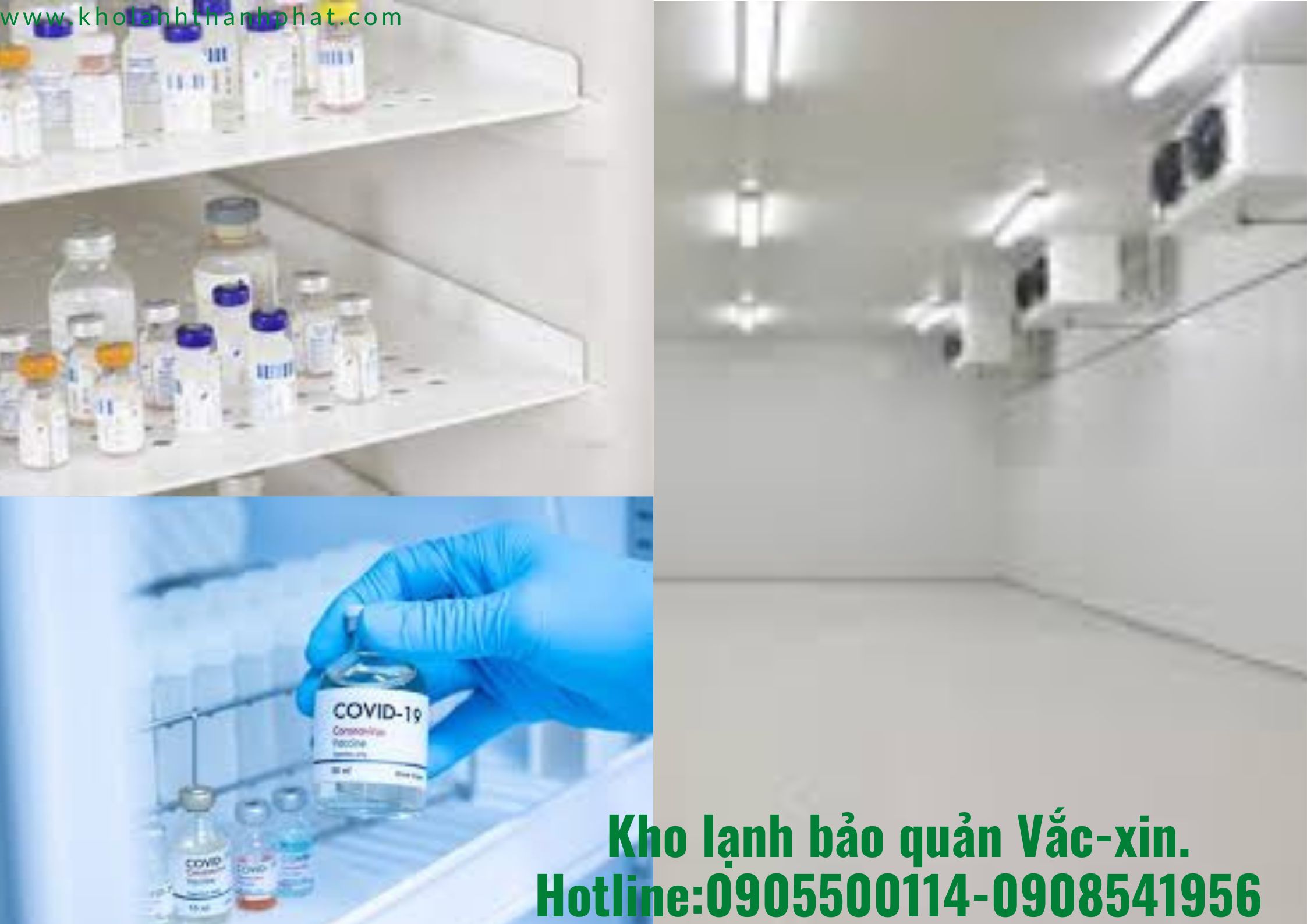 Kho lạnh  bảo quản Vắc-xin covid 19.