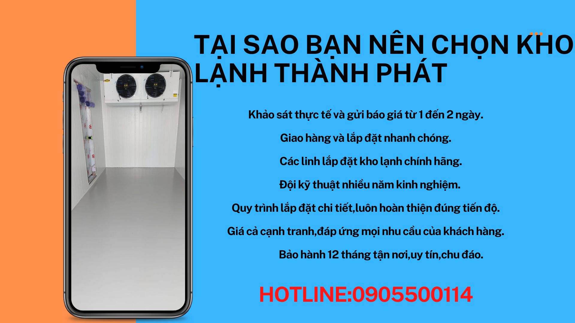 Dịch vụ thi công kho lạnh trọn gói.