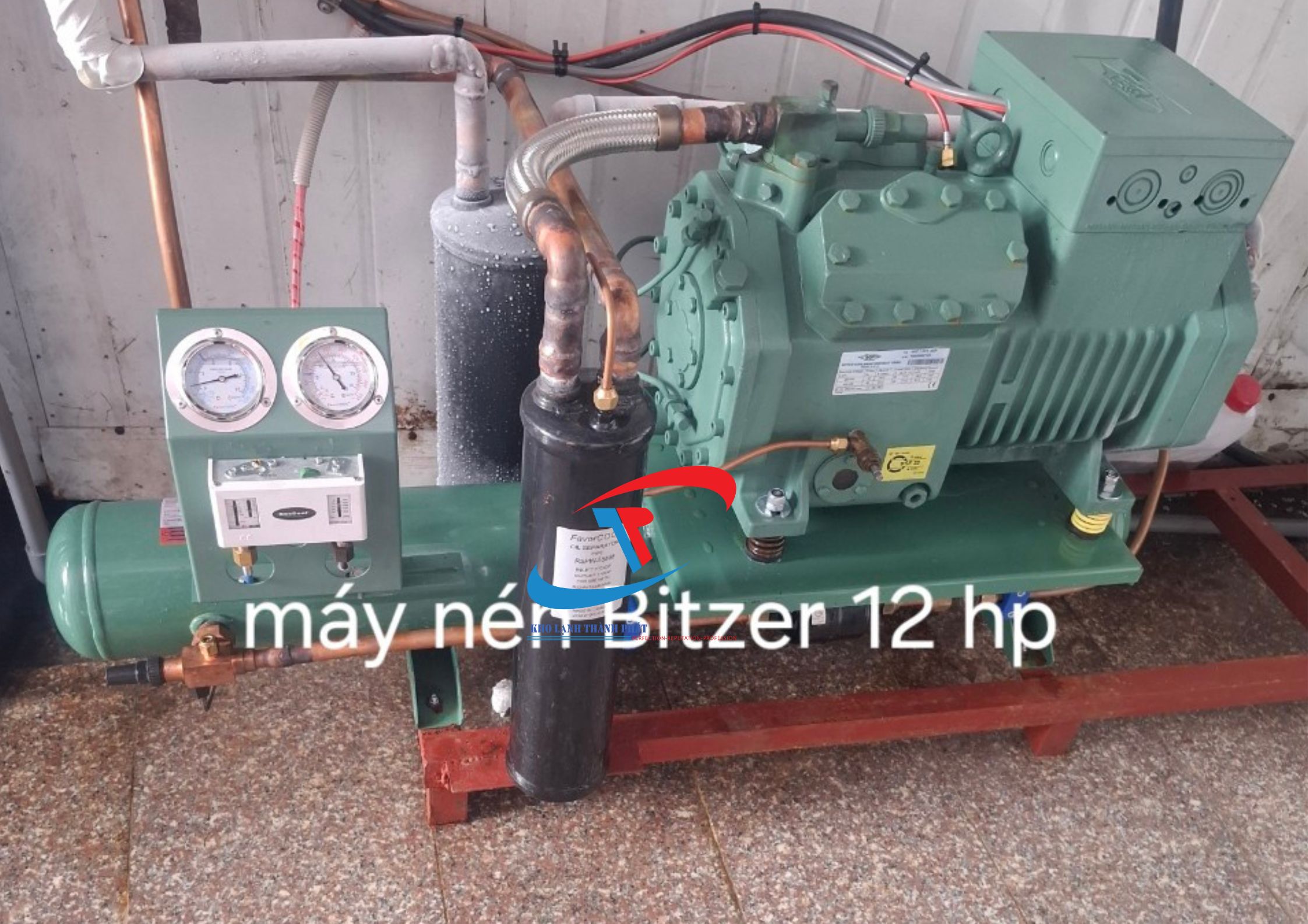 Kho Lạnh Cấp Đông Cụm Máy 12HP Tại Hóc Môn.